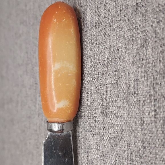 Vintage Novelty Hamburger Hotdog Picnic Butter Cheese Spreaders - Picture 5 of 7